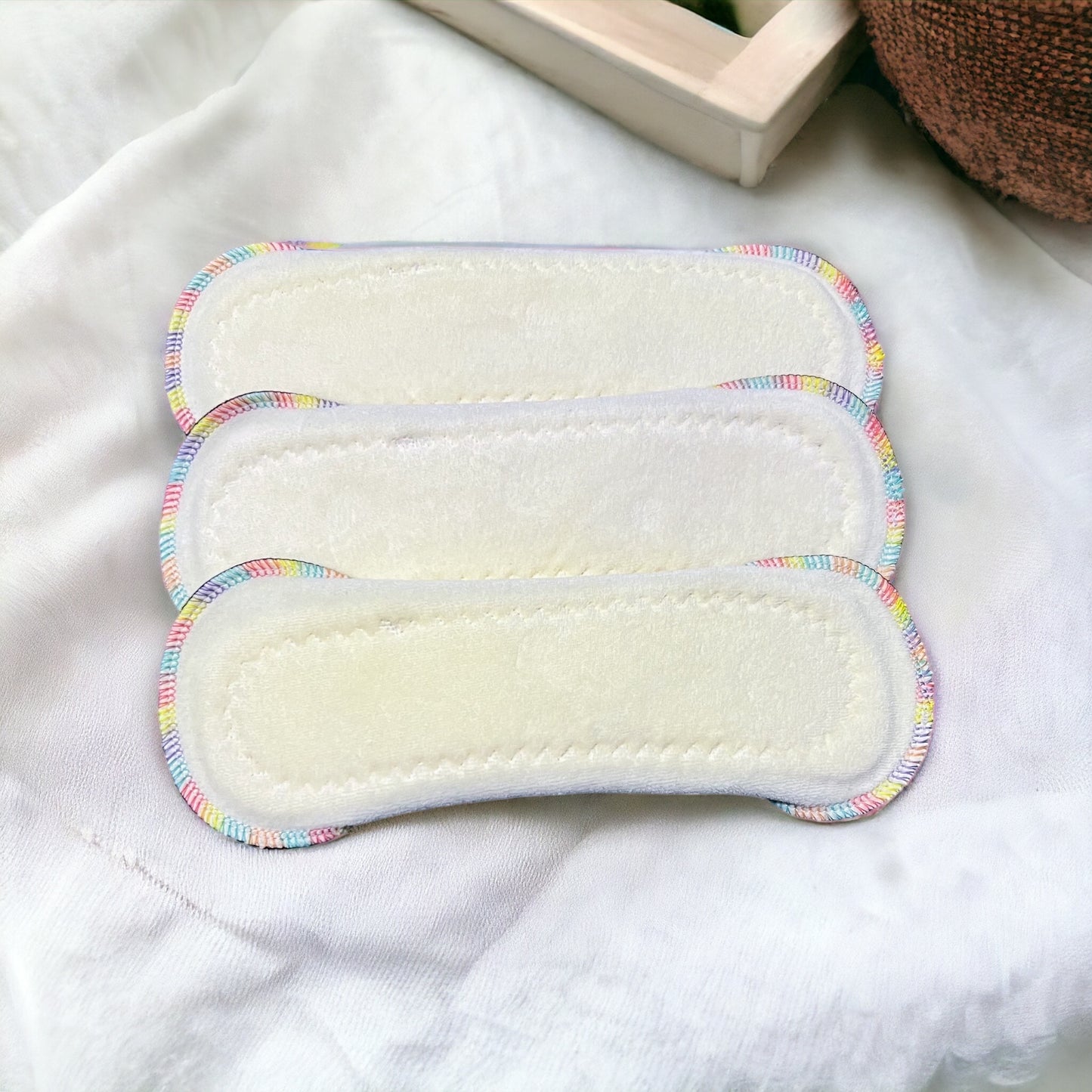 Paquete 3 toallas flujo regular 26cms algodón natural