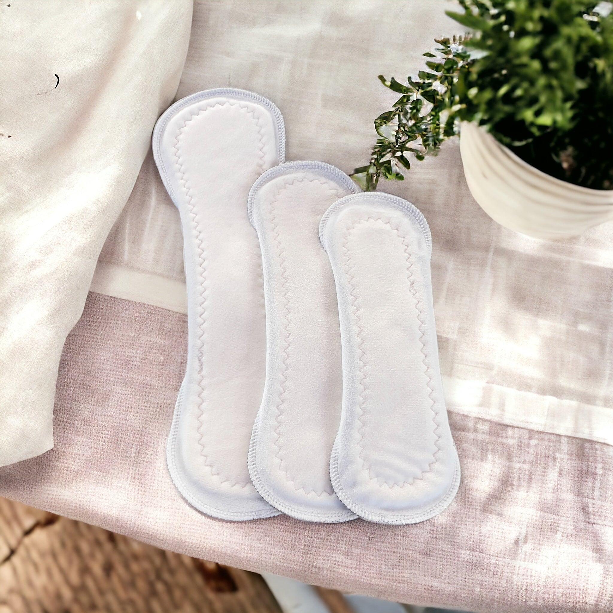 Pack prueba 3 toallas blanco minky