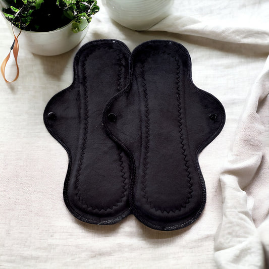 Dúo flujo abundante 29cms negro minky