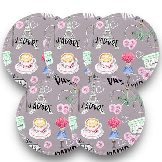 Desmaquillantes paris my love pack 5 piezas 12 cms