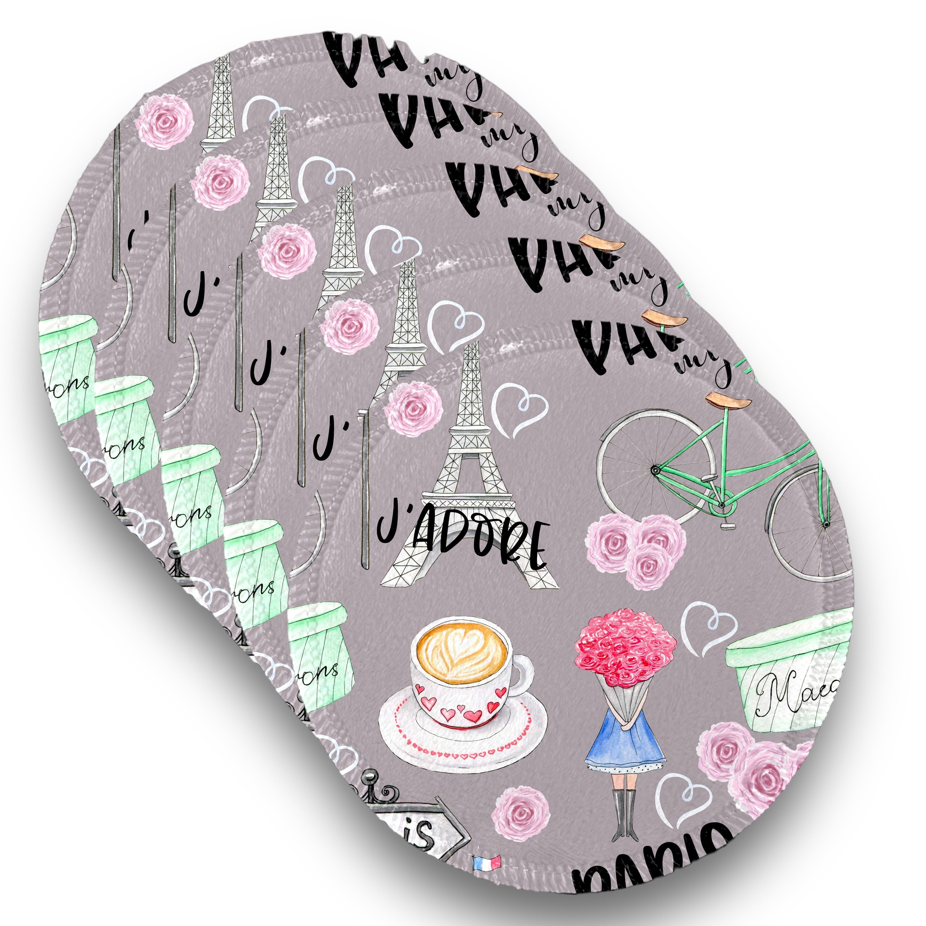 Desmaquillantes paris my love pack 5 piezas 12 cms