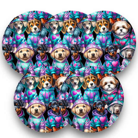 Desmaquillantes perritos cute pack 5 piezas 12 cms