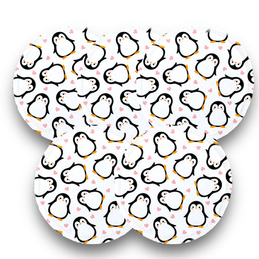 Desmaquillantes pingüinos pack 5 piezas 12 cms