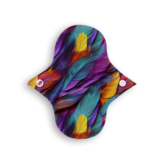 Panti protector plumas morado new 17 cms