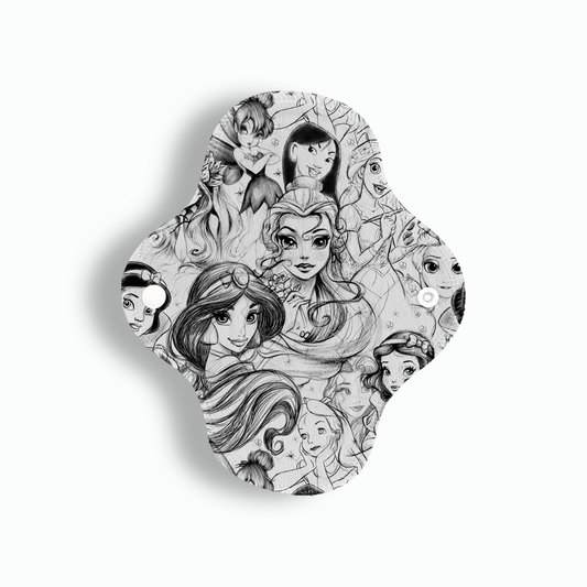 Maxi panti princesas black 20 cms