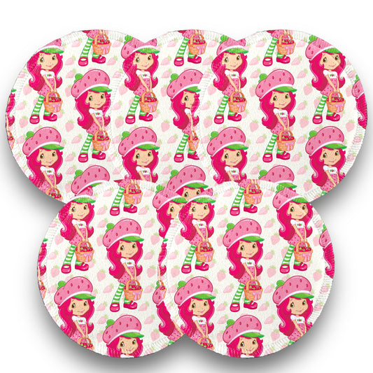 Desmaquillantes rosita fresita pack 5 piezas 12 cms