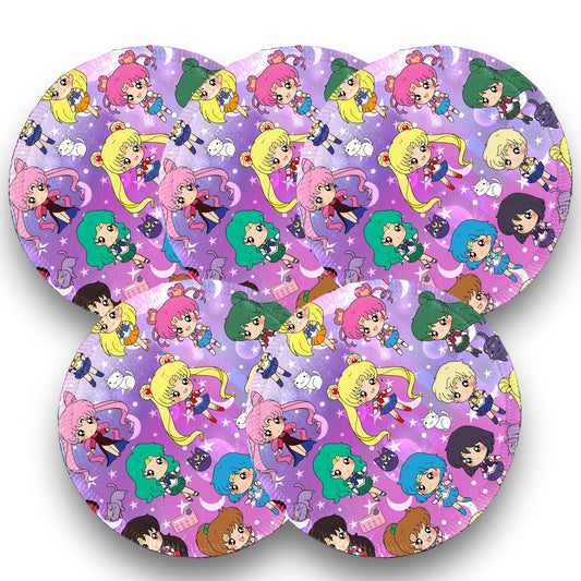 Desmaquillantes sailor moon pack 5 piezas 12 cms