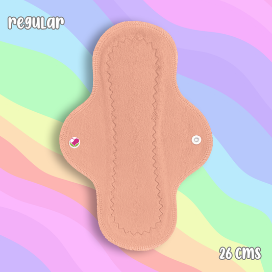 Regular minky salmón 26 cms