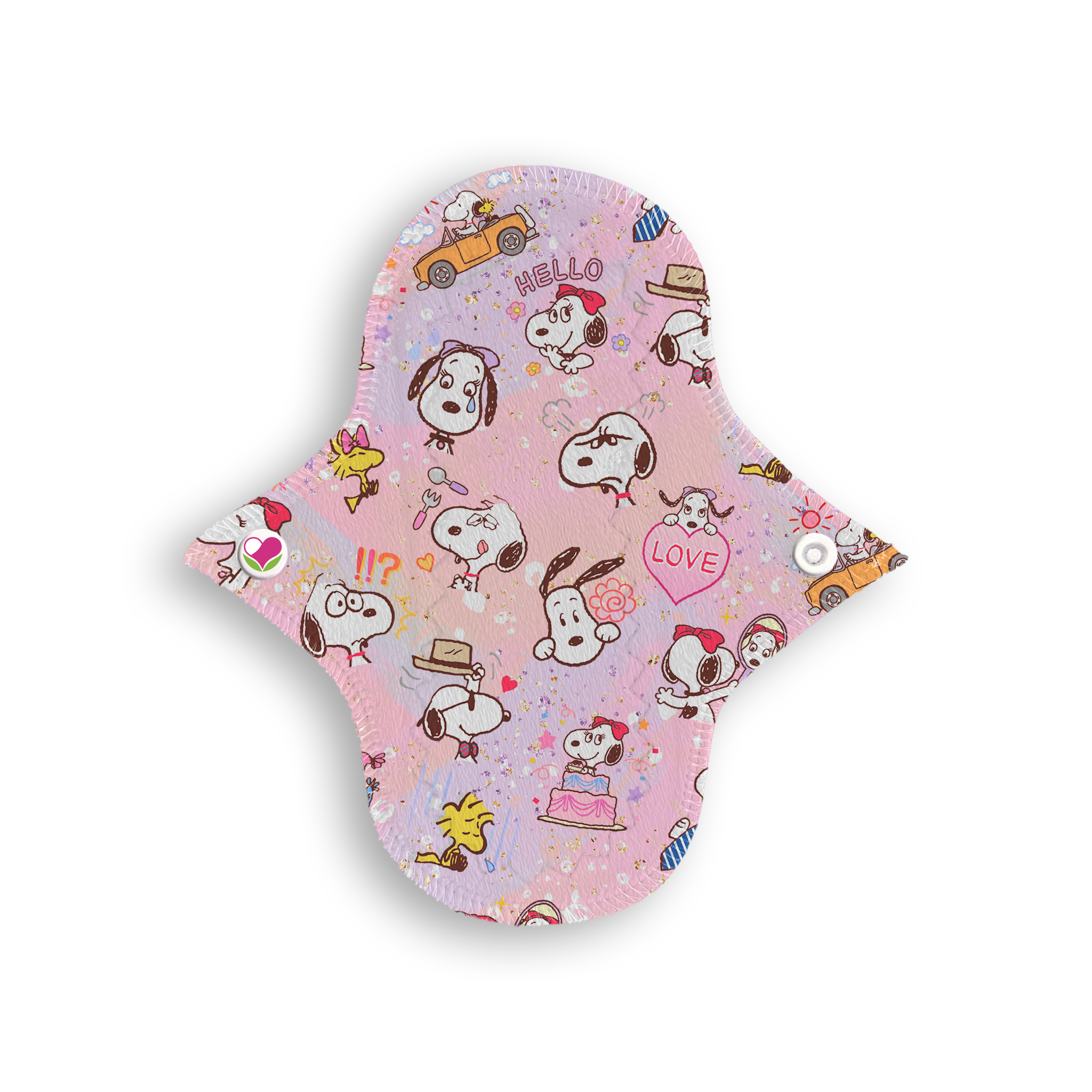 Panti protector snoopy rosa 17 cms