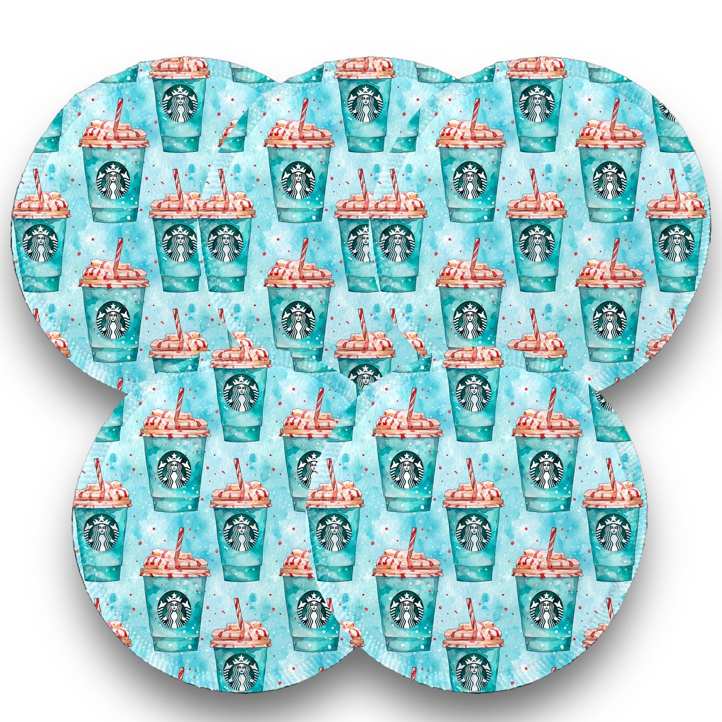 Desmaquillantes starbucks agua pack 5 piezas 12 cms