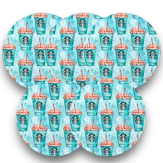 Desmaquillantes starbucks agua pack 5 piezas 12 cms