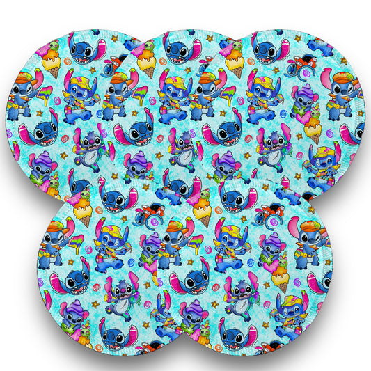 Desmaquillantes stitch pintor pack 5 piezas 12 cms