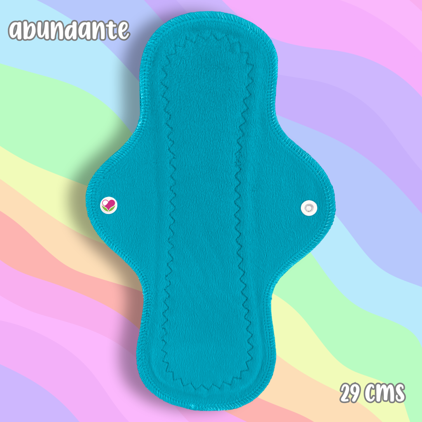 Abundante minky turquesa 29 cms