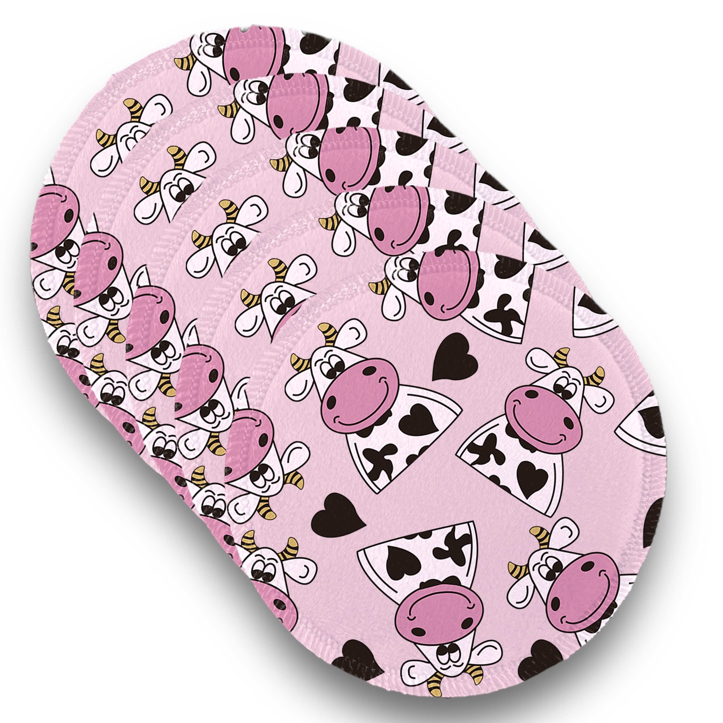 Desmaquillantes vaquitas  pack 5 piezas 12 cms