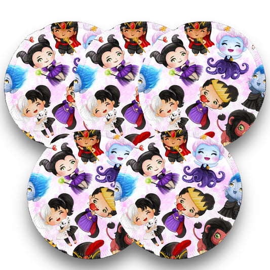 Desmaquillantes villanas pack 5 piezas 12 cms