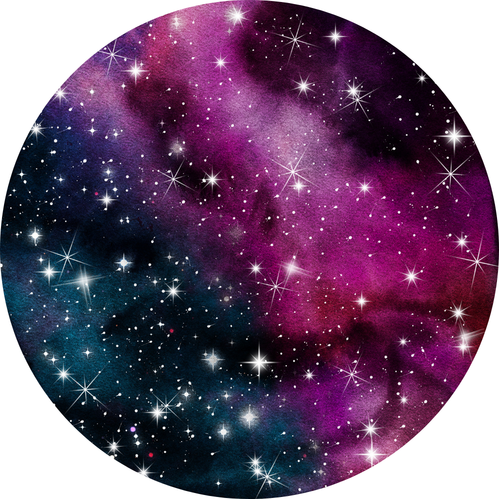 Mandil galaxias negro fiusha