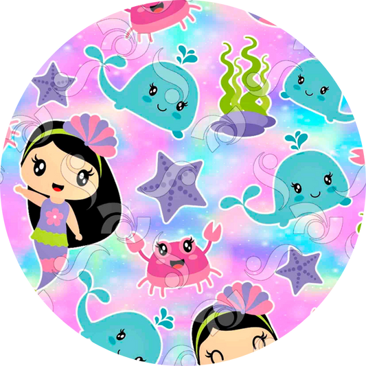 Mandil sirenas ballenas