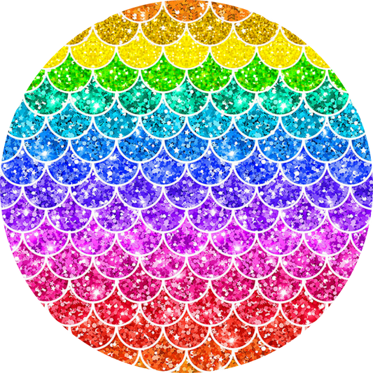 Mandil escamas colores