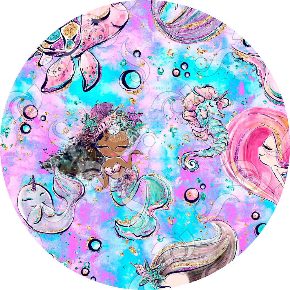 Mandil sirenas lila