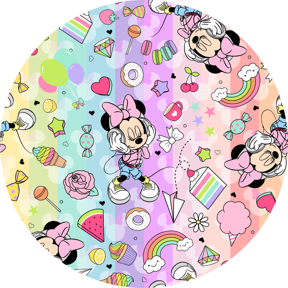 Mandil minnie colors